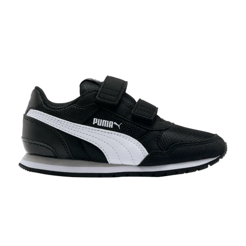 PUMA ST Runner V2 Mesh AC Little Kid 'Black Grey Violet'