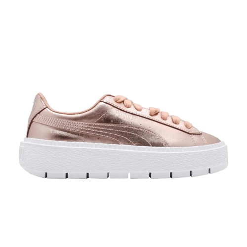 PUMA Basket Platform Trace Luxe 'Dusty Coral' (Women's)
