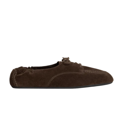Celine Adam Lace-Up Loafer 'Dark Brown'