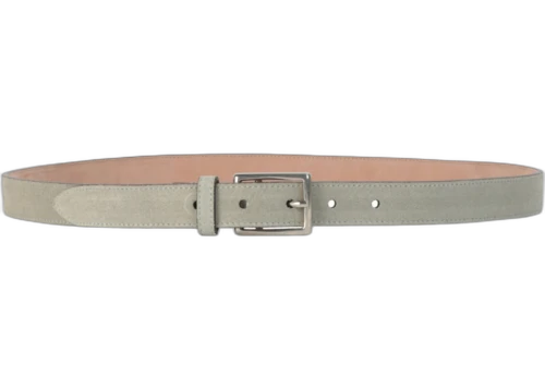 Gucci Suede Leather Belt Opal/Grey