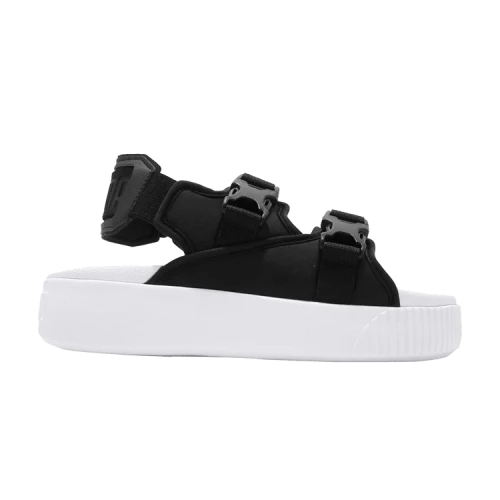 PUMA Platform Slide YLM 19 'Black White' (Women's)