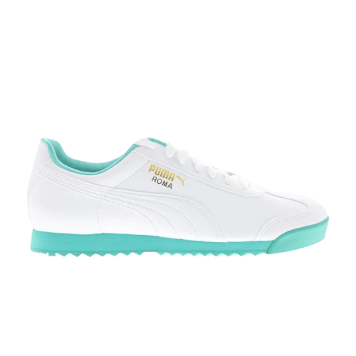PUMA Roma Basic Plus 'White Turquoise'