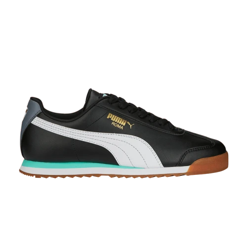 PUMA Roma Basic Plus 'Black White Mint'