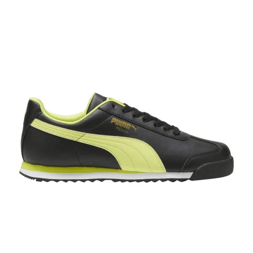 Puma Roma Basic + Black Lime Sheen