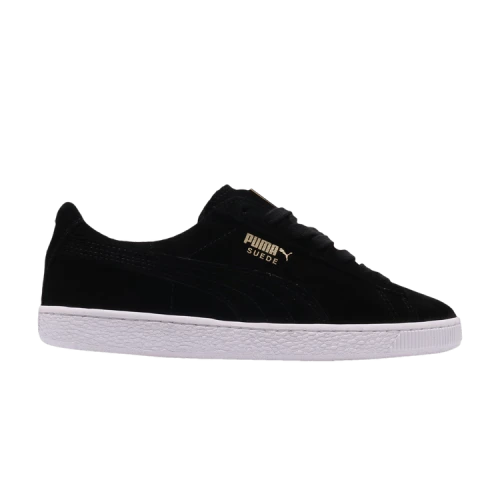 PUMA Suede Classic Metal Badge 'Black White'