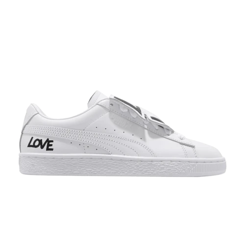 PUMA Basket Badge HNDWRTTN 'White' (Women's)