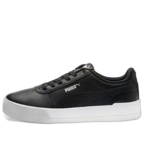 PUMA Carina Leather 'Black White' (Women's)
