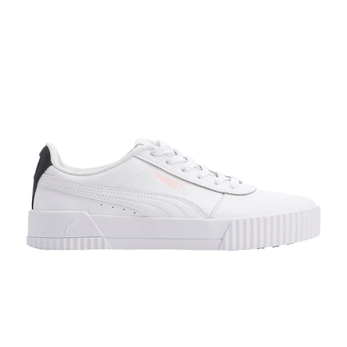 PUMA Carina Leather 'White Black Rosewater' (Women's)