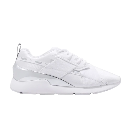 PUMA Muse X-2 Metallic 'White Silver' (Women's)