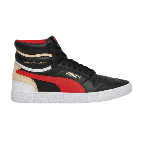 PUMA Ralph Sampson Mid 'Black High Risk Red'