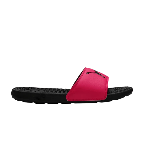 PUMA Cool Cat Sport Slides 'Black Bright Rose' (Women's)