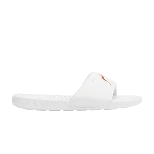 PUMA Cool Cat Sport Slides 'White Rose Gold' (Women's)