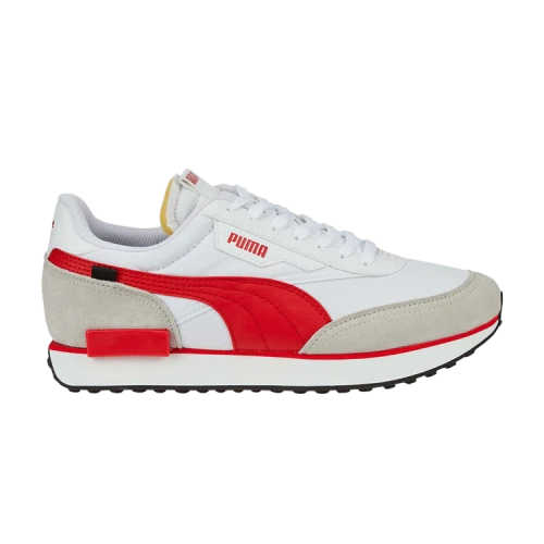 Puma Future Rider Play On 'White High Risk Red'