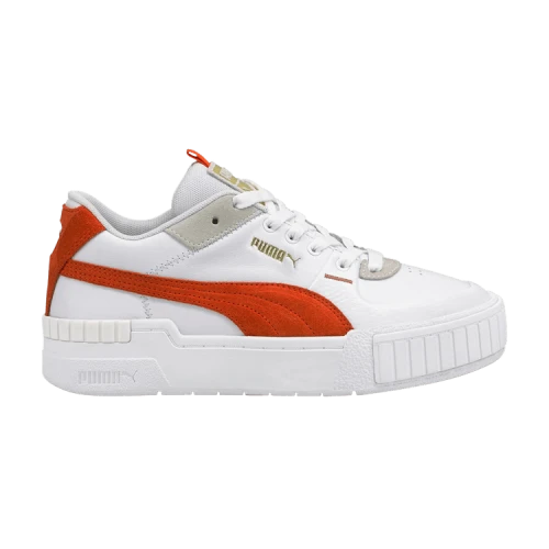 PUMA Cali Sport Mix Sneakers White/Red (Women's)
