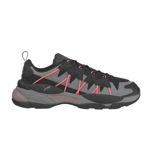 PUMA LQDCELL Omega Striped Knit 'Black Castlerock'