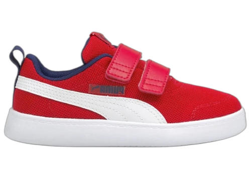 Puma Courtflex V2 Mesh Red White Navy (PS)