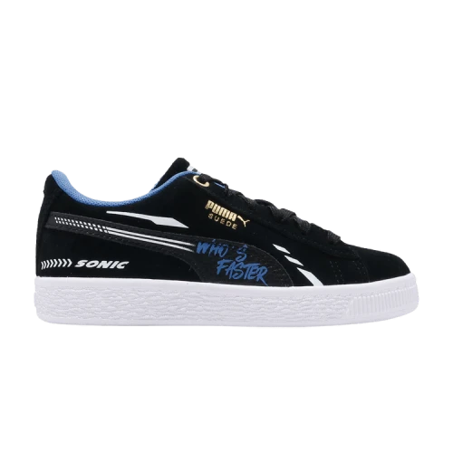 (PS) PUMA Sonic The Hedgehog x Suede 'Who's Faster - Black'