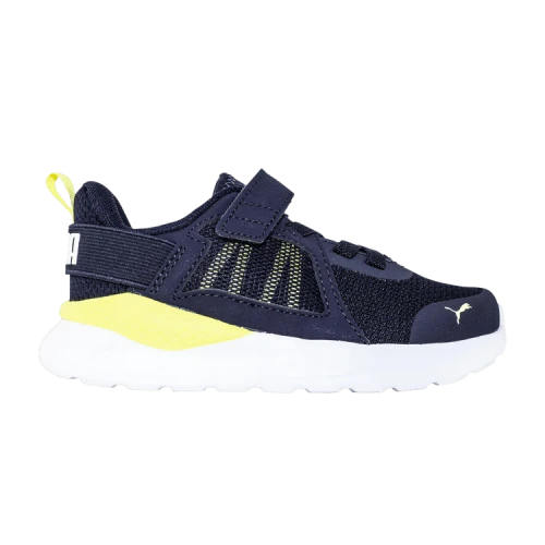 Puma Anzarun Knit AC Jr 'Peacoat Sunny Lime'