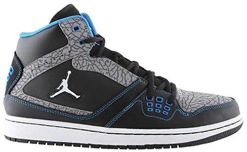 Jordan 1 Flight Black Photo Blue Cement Grey