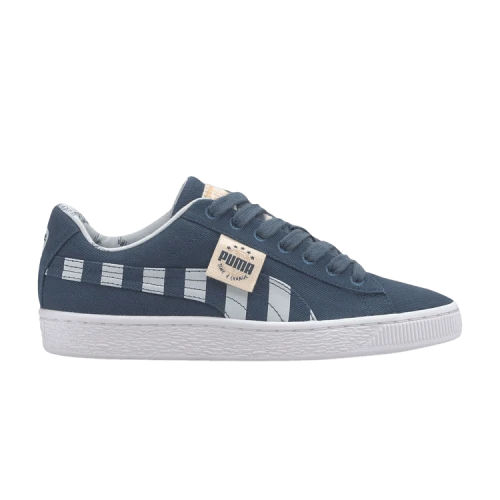(GS) PUMA Basket Canvas 'TIme 4 Change - Dark Denim'