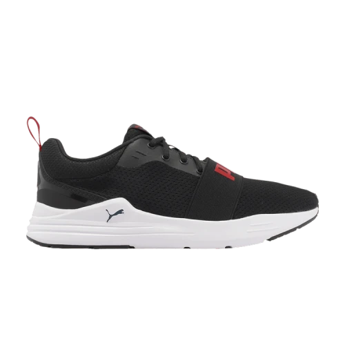 PUMA Wired Run 'Black High Risk Red'