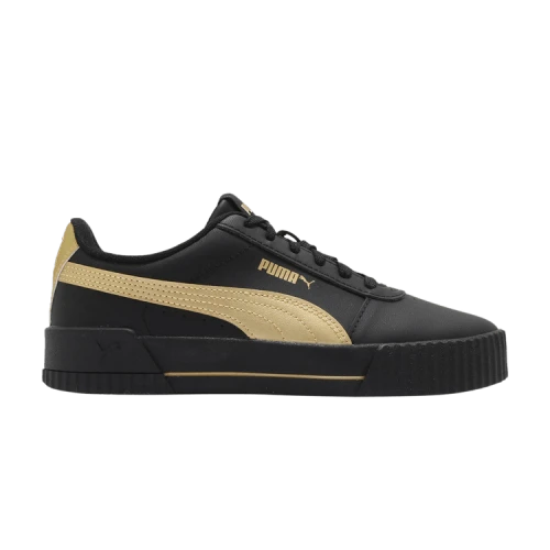 PUMA Carina Meta 20 'Black Team Gold' (Women's)