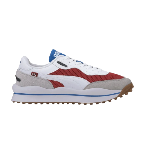 PUMA Style Rider Warm Texture 'White Red Dahlia'