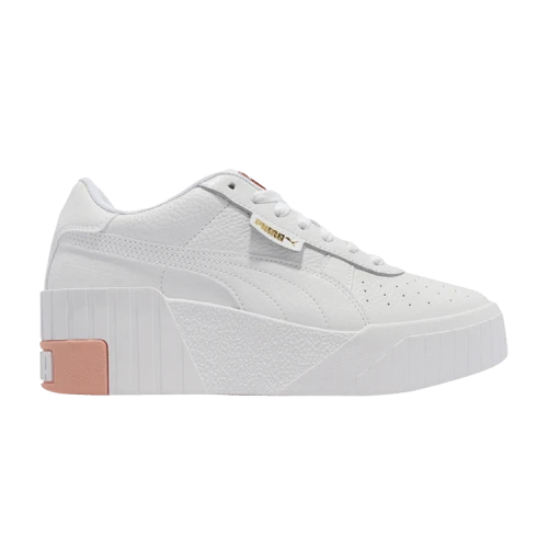 PUMA Cali Wedge 'White Apricot Blush' (Women's)