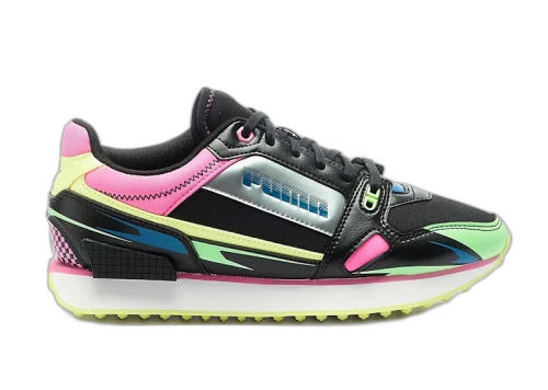 Puma Mile Rider Sunny Getaway Black Electro Green Pink (Women's)