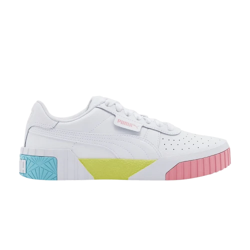 PUMA Cali Platform Little Kid 'Summer Splash - White'