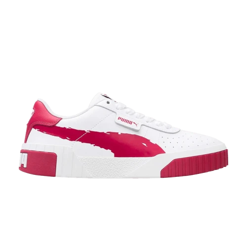 PUMA Cali Brushed 'White Cerise' (Women's)