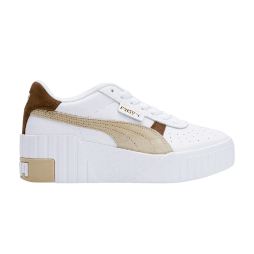 PUMA Cali Wedge Mix 'White Chestnut Brown' (Women's)