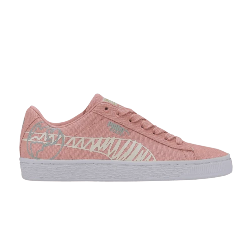 (GS) PUMA Basket Canvas Winter 'Time 4 Change - Bridal Rose'