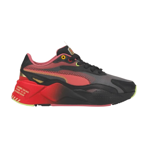 PUMA Sonic x RS-X Jr 'Black High Risk Red'