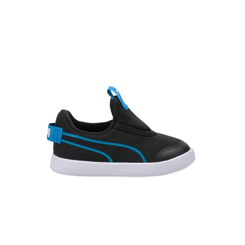 PUMA Courtflex V2 Slip On Infant 'Black Future Blue'