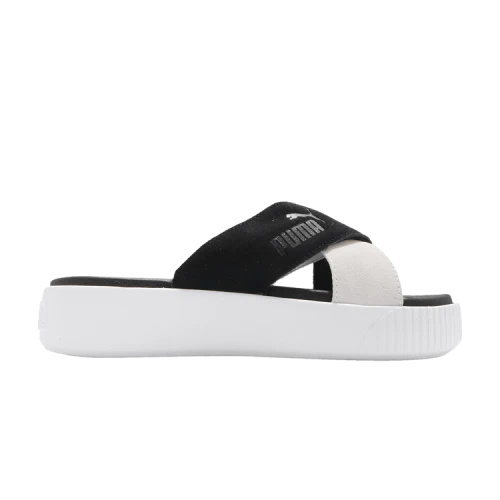 PUMA Platform Sandal 'Black White' (Women's)