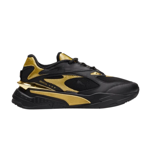 (GS) PUMA RS-Fast 'Black Gold Metal'