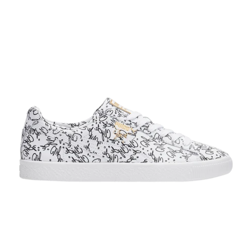 PUMA Clyde 'All Over Script Print'