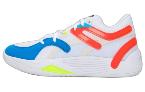 PUMA TRC Blaze Court 'White Blue Cherry Tomato'