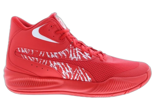 Puma Triple Mid Unleash High Risk Red White