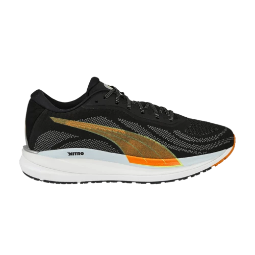 PUMA Magnify Nitro Knit 'Black Orange Brick'