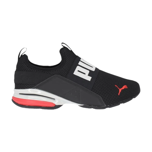 Puma Axelion Slip-On 'Black High Risk Red'