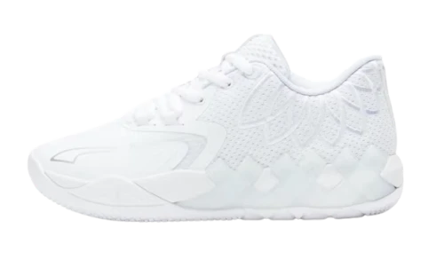 Puma LaMelo Ball MB.01 White Silver (GS)
