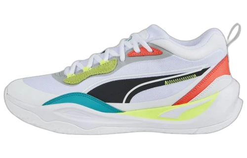 PUMA Playmaker Pro 'White Fiery Coral Lime'