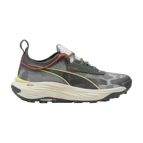 Puma Voyage Nitro 3 Mineral Grey Active Red Lime Pow (Women's)