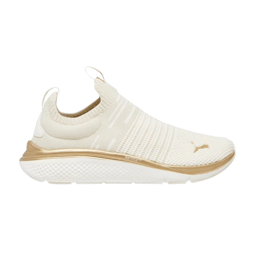 PUMA Softride Pro Echo Slip Metal Running Shoes 'White Gold' (Women's)