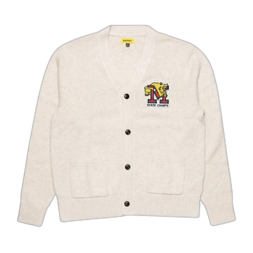 Market State Champs Cardigan 'Cream'