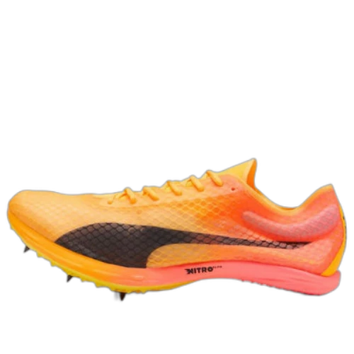 PUMA EvoSPEED Distance NITRO Elite+ 4 Cleats 'Orange Black'
