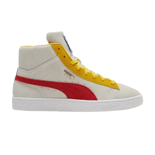 PUMA Suede Mid 21 'White Red Lemon'