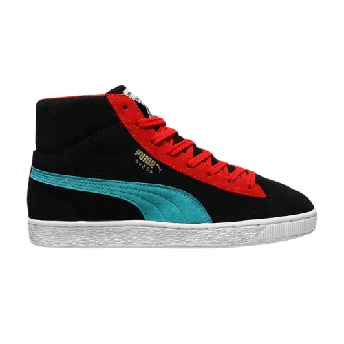PUMA Suede Mid 21 'Black Viridian Green Red'